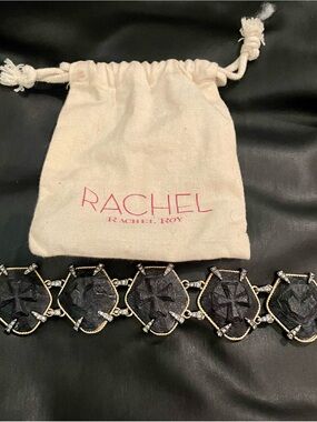 Rachel Roy Gothic Shield-Link Statement Bracelet